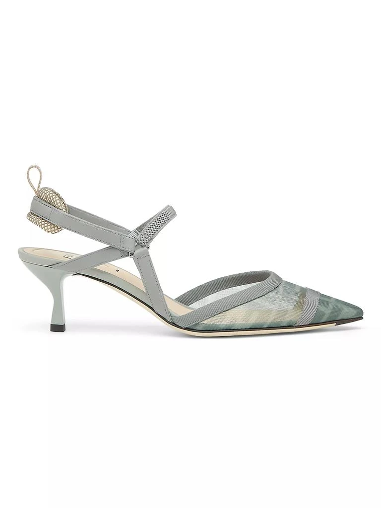 Fendi ​Colibri Lite 55MM Slingback Pumps 1