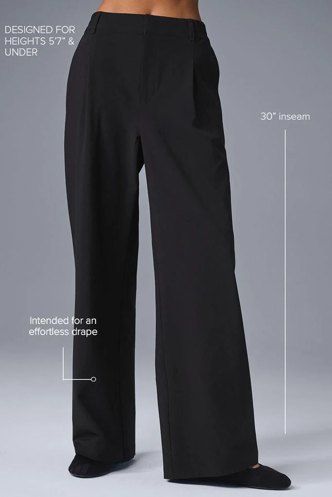 Alo High-Waist Pursuit Trouser (Regular) - Black 2