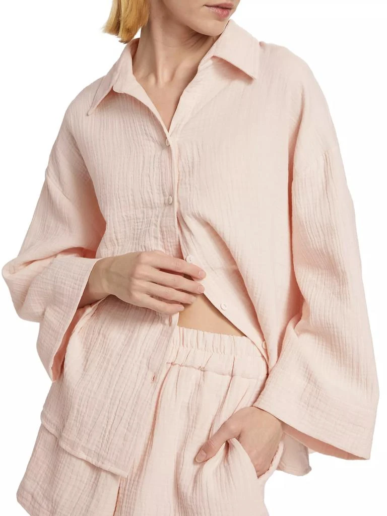 Pour Les Femmes Angel Cotton Gauze 2-Piece Lounge Set 6