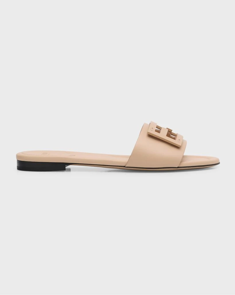 Fendi Baguette FF Tube Medallion Flat Sandals 1