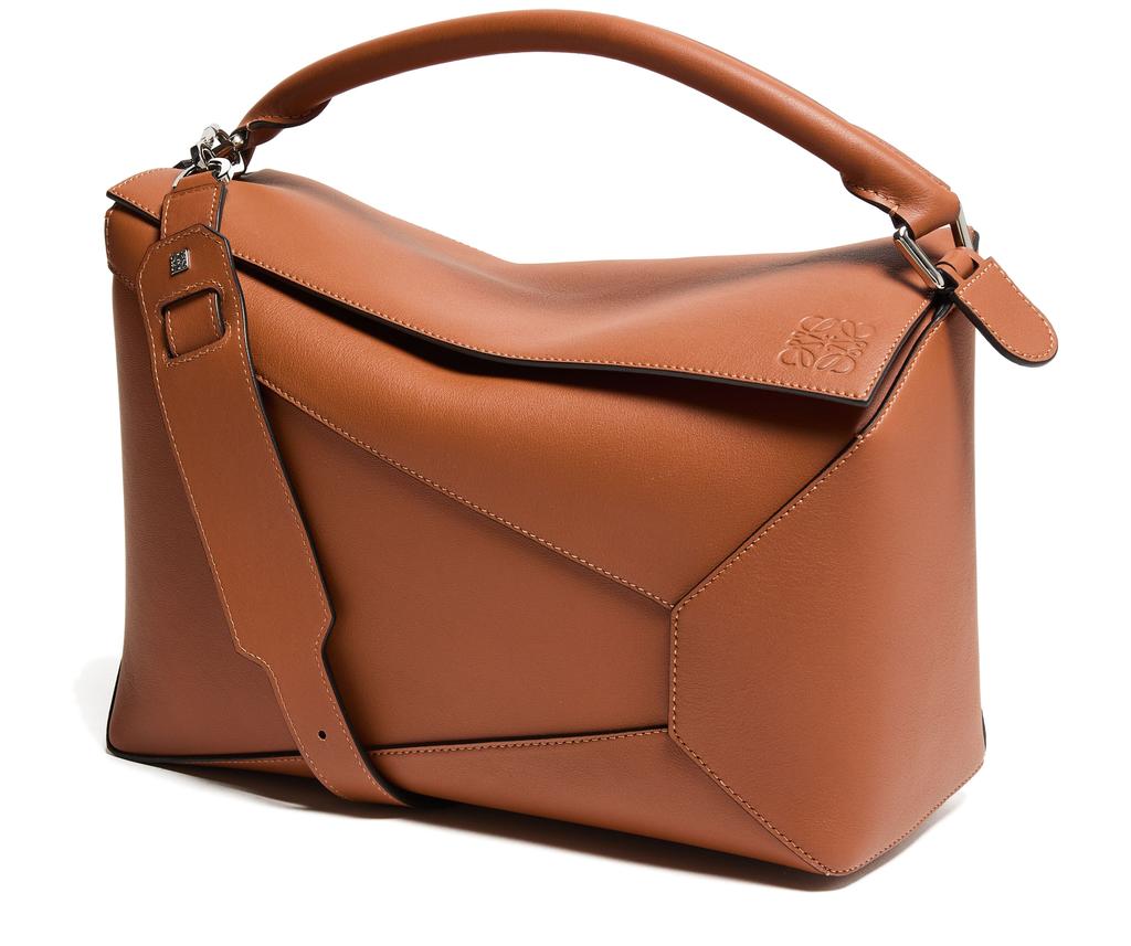 Loewe Large Puzzle bag in grained calfskin