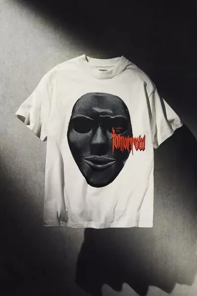 Urban Outfitters The Weeknd UO Exclusive Hurry Up Tomorrow Mask Graphic Tee 1