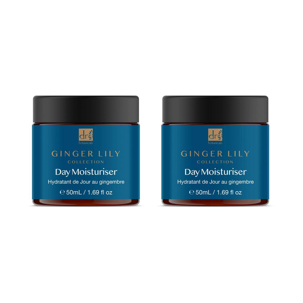 Dr. Botanicals Gingerlily Day Moisturizer 50ml Twin Value Savings Pack