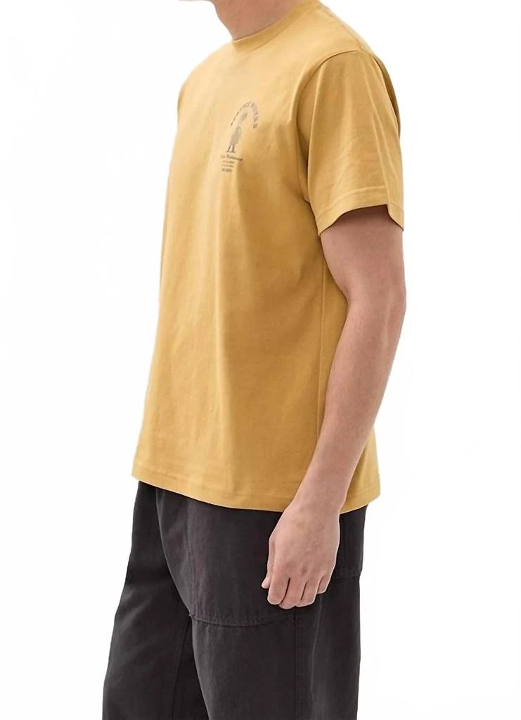Service Works Maintenance Short Sleeve Tee In Mustard 3