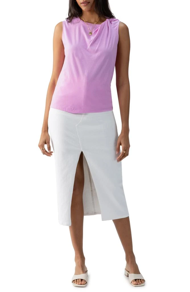 Sanctuary Sun's Out Twist Neck Organic Cotton Tank Top 5