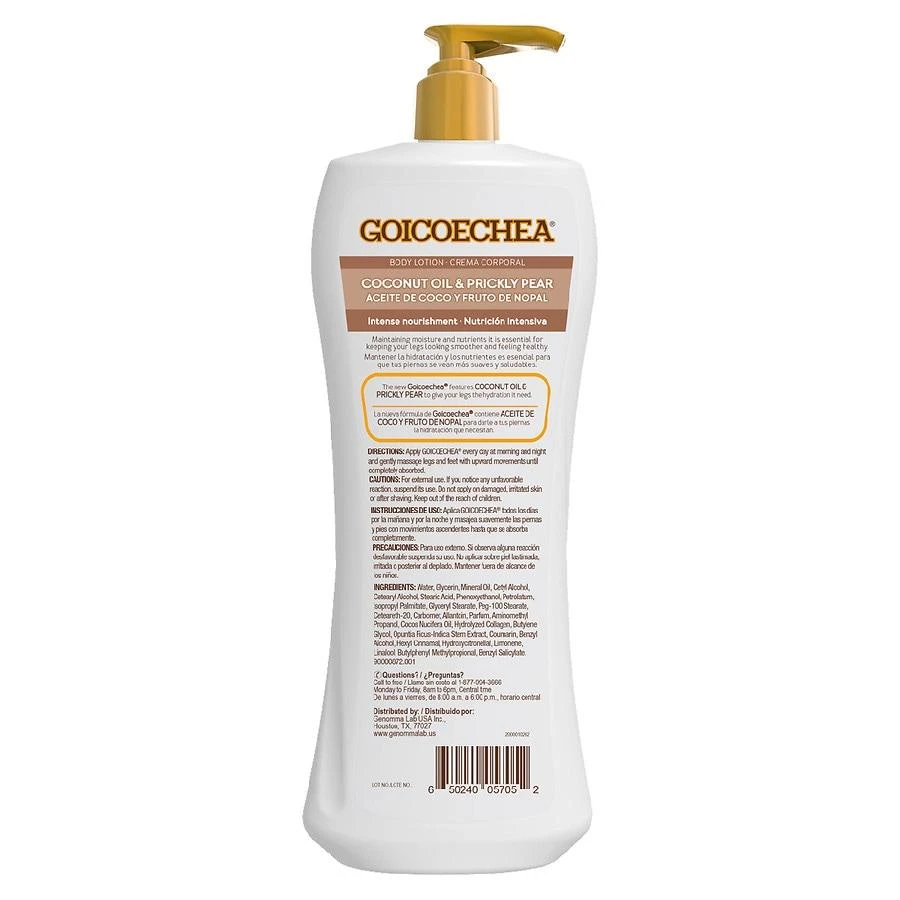 Goicoechea Coconut Oil & Prickly Pear, Long Lasting Body Lotion for Dry Skin 2