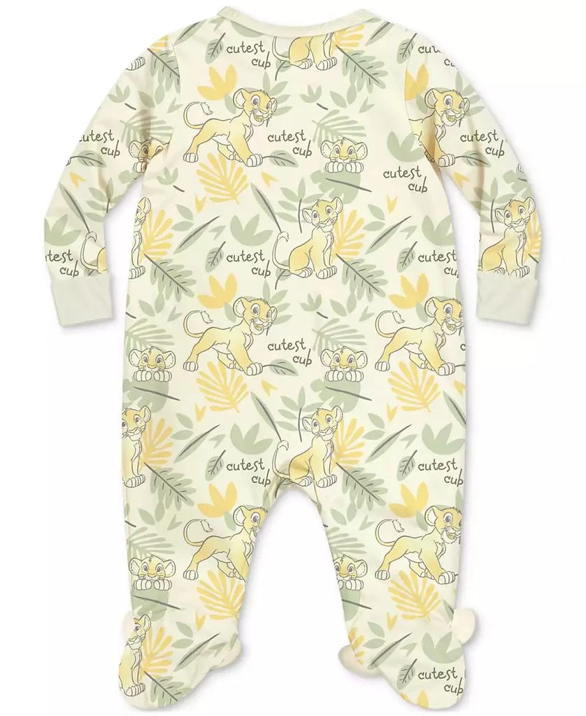 Disney Baby Boys The Lion King Footed Coverall & Hat, 2 Piece Set 2