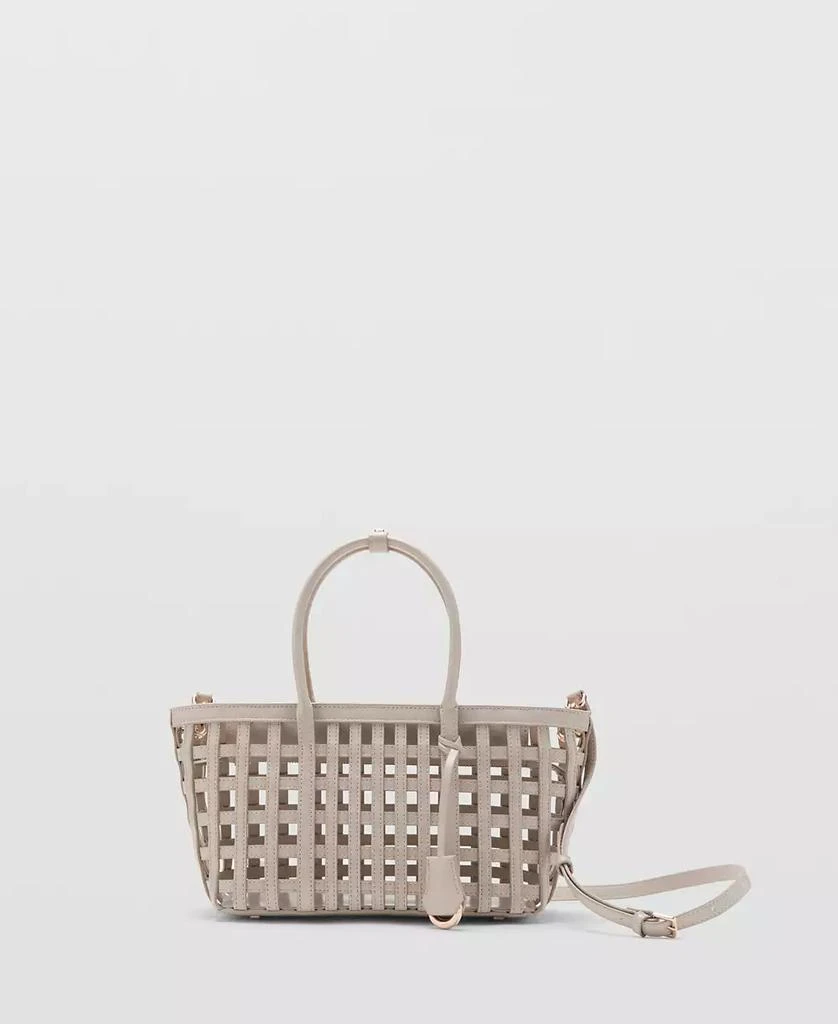 Mango Women's Braided Handbag