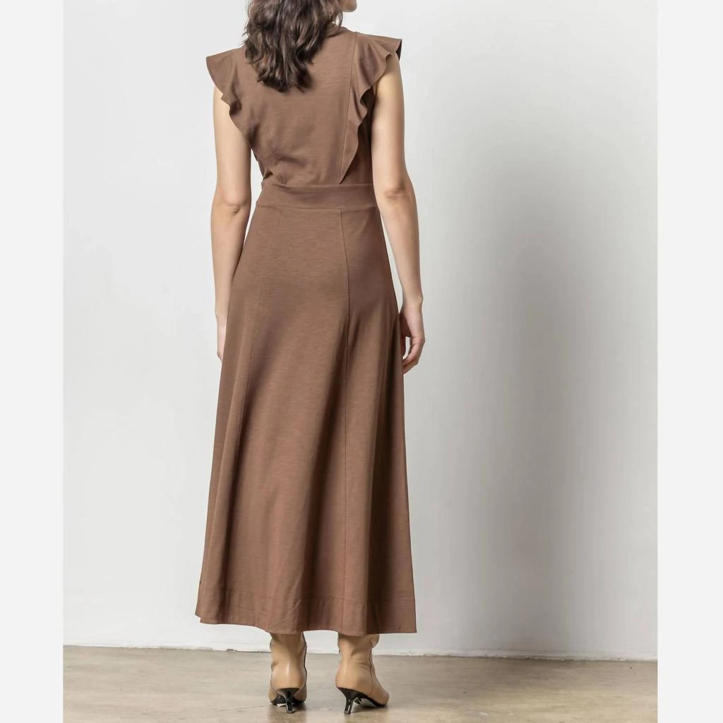 Lilla P Lilla P - Flounce Trim Maxi Dress 3
