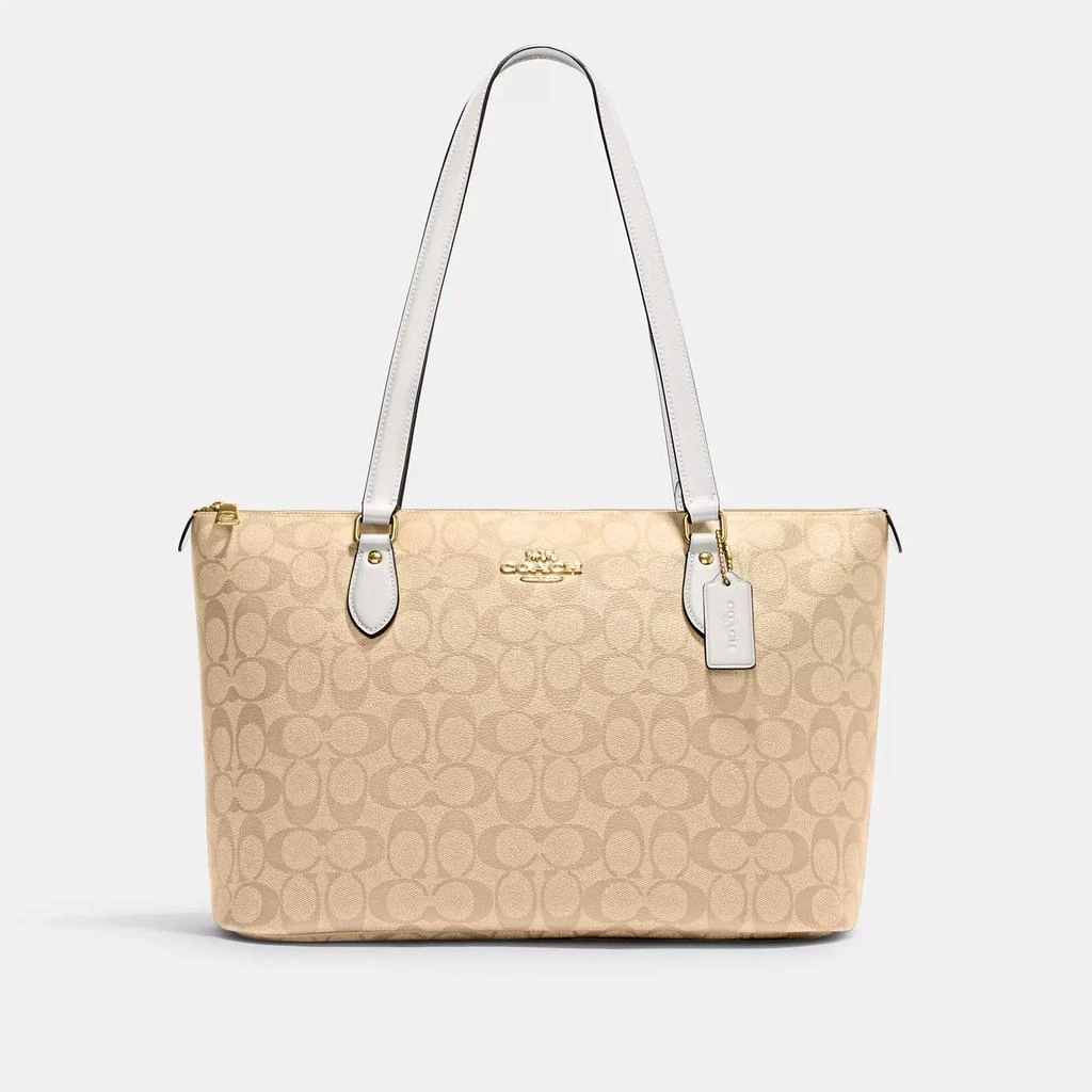 Coach Gallery Tote Bag In Signature Canvas 1