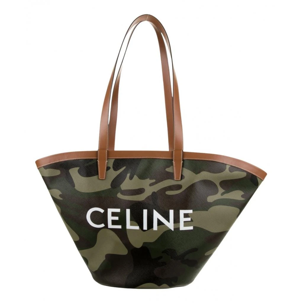 Celine Celine Triomphe vegan leather tote 1