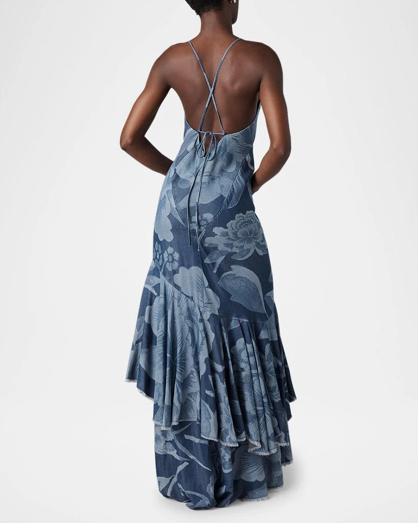 Diane von Furstenberg Luisa Floral-Print Ruffle Maxi Dress - Dresses &  Skirts - Free Shipping - BeyondStyle