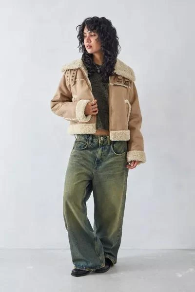 BDG BDG Alex Cropped Aviator Jacket Jackets Free Shipping