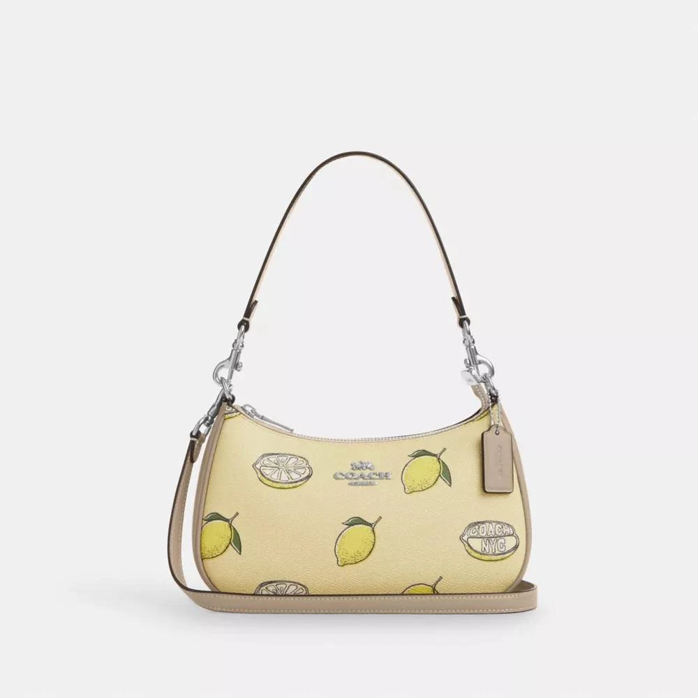 Coach Teri Shoulder Bag With Lemon Print 1