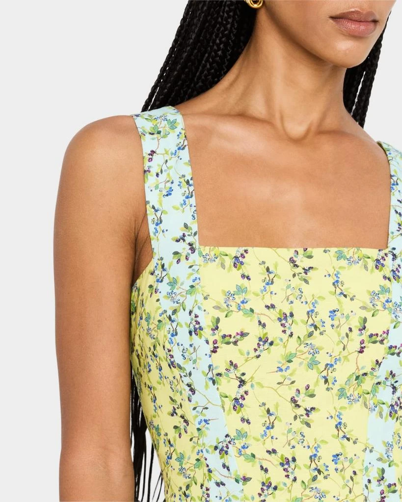 Rachel Antonoff Sloane Sleeveless Floral Midi Dress 5