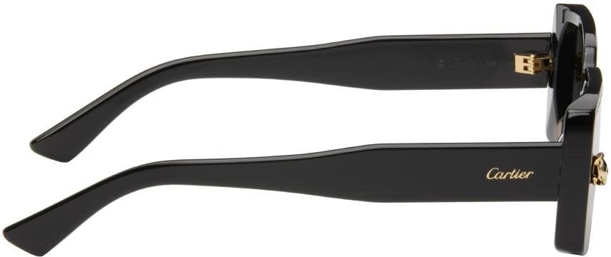 Cartier Black 'Panthère de Cartier' Sunglasses 2