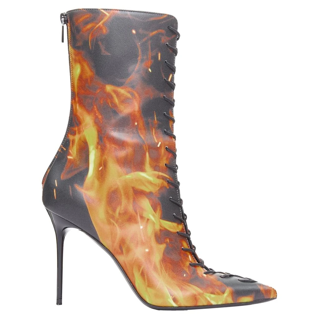 Balmain flame corset lace boots 1