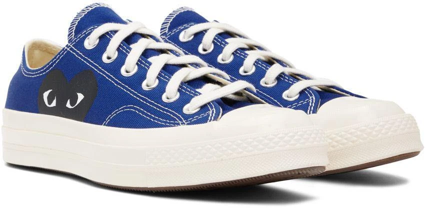Comme des Garcons Blue Converse Edition Chuck 70 Sneakers 4
