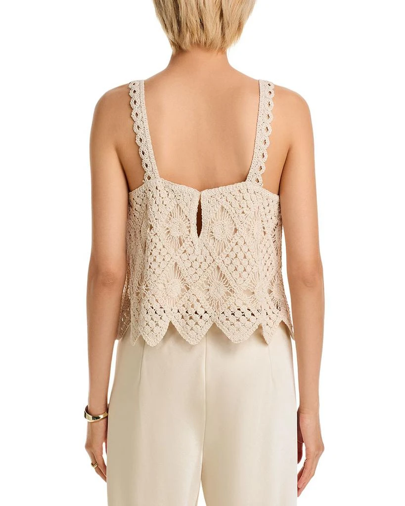 AQUA Diamond Crochet Top - Exclusive 3