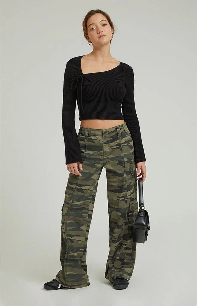 PacSun Camouflage Lightweight Low Rise Baggy Pants 5