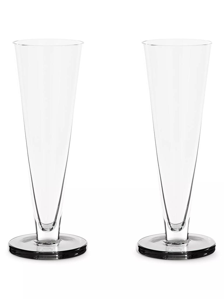 Tom Dixon Puck 2-Piece Flute Glass Set