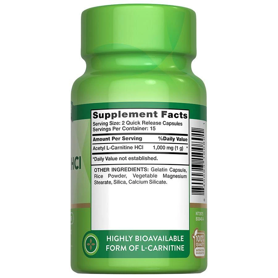 Nature's Truth Acetyl L-Carnitine HCL Capsules 3
