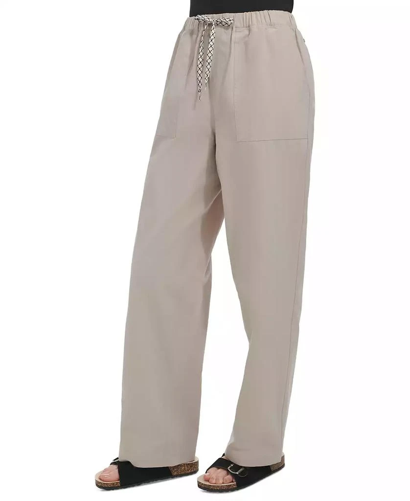 Marc New York by Andrew Marc Women's Cotton Relaxed Straight-Leg Pants 3