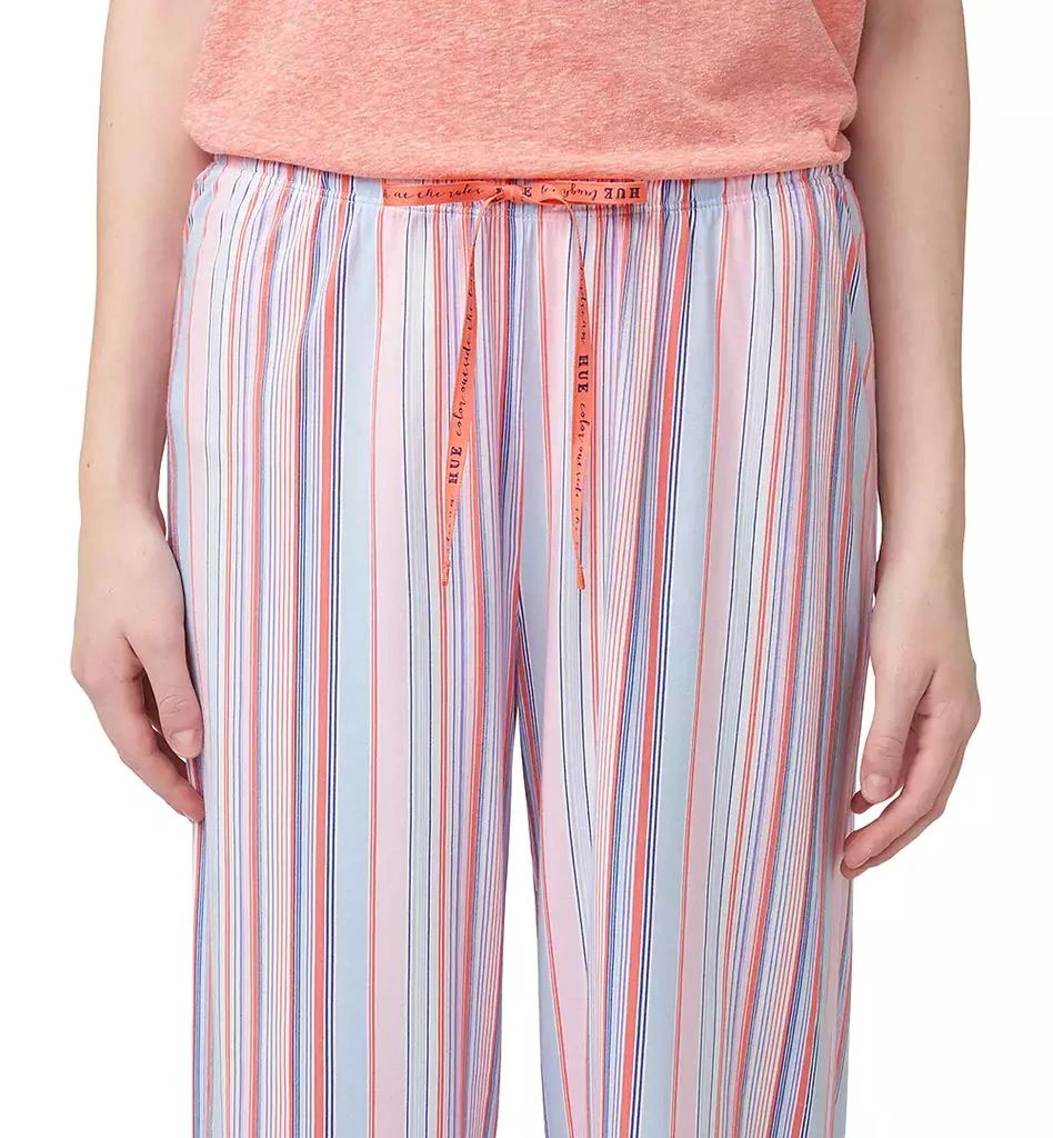 Hue Women's Sunrise Stripe Capri Pajama Pants 4