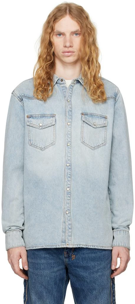 Ksubi Blue Whiplash Paragon Denim Shirt 1