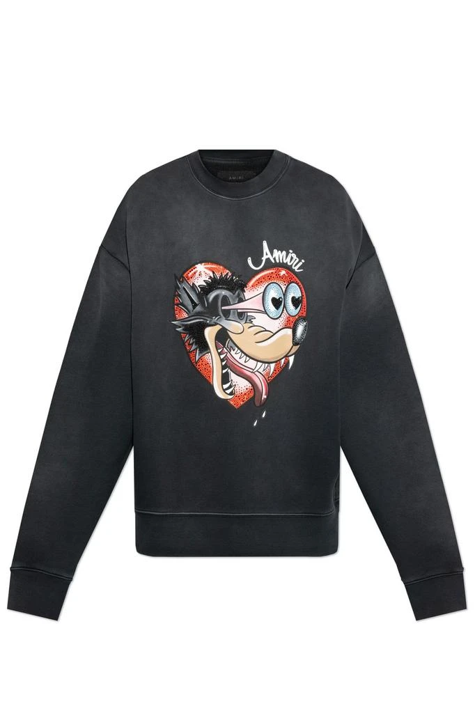 AMIRI Amiri Graphic Printed Crewneck Sweatshirt 1