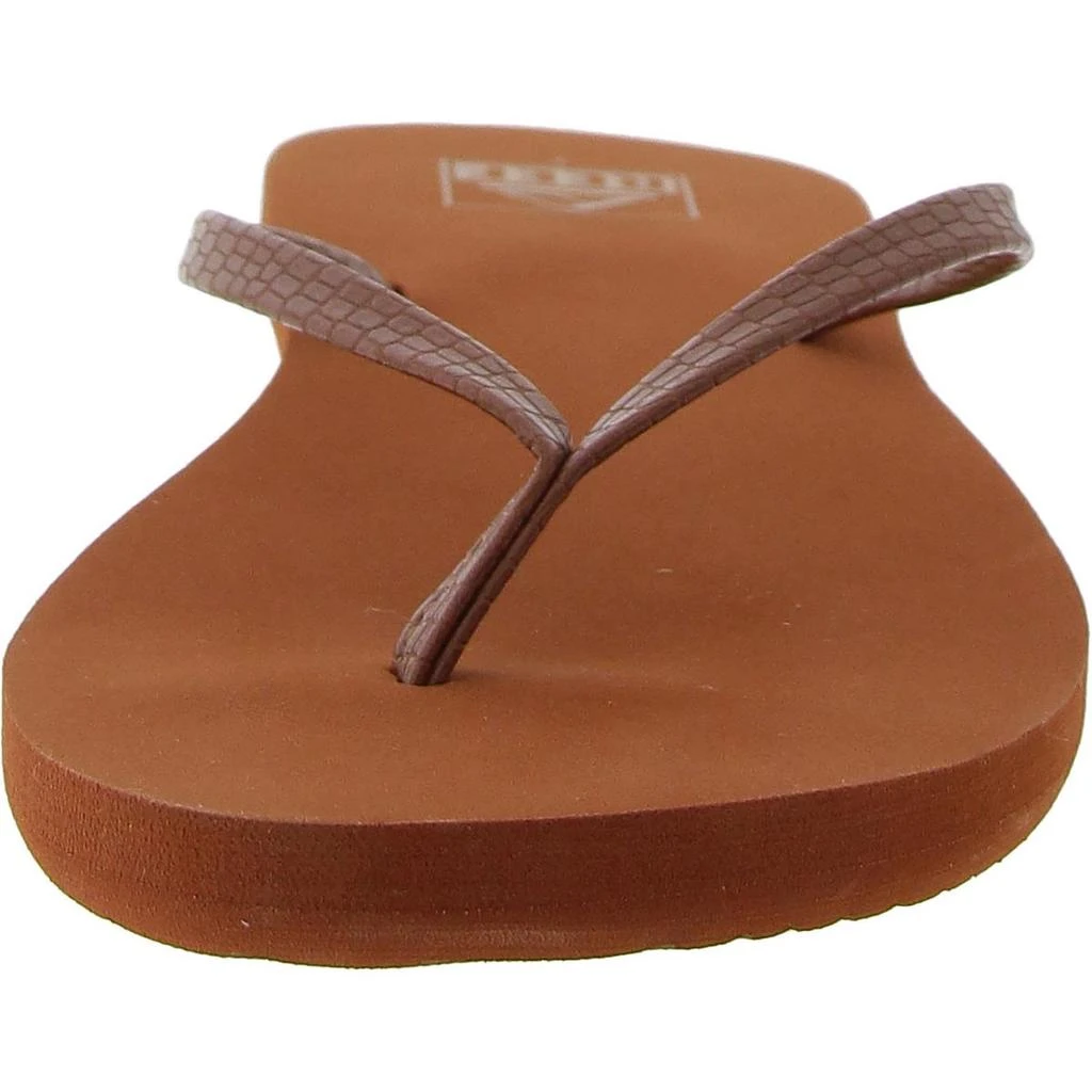 Reef Womens Snake Print Flip-Flops 2