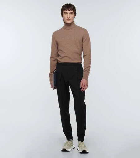 Berluti Shadow knitted and leather sneakers 2