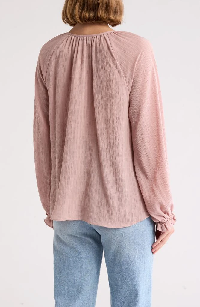 Nordstrom Shadow Stripe Long Sleeve Top 2