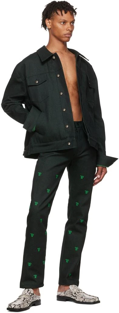 Theophilio SSENSE Exclusive Black Denim Jacket 4