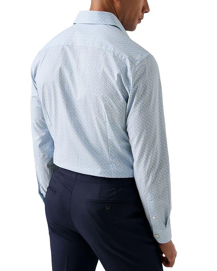 Eton Slim Fit Geometric Print Shirt