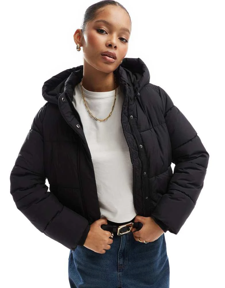 Cotton:On Cotton On the mother puffer jacket in black 1