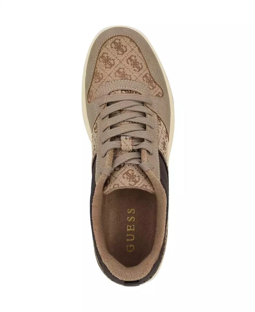 GUESS Men's Tryon Branded Lace Up Fashion Sneakers 5
