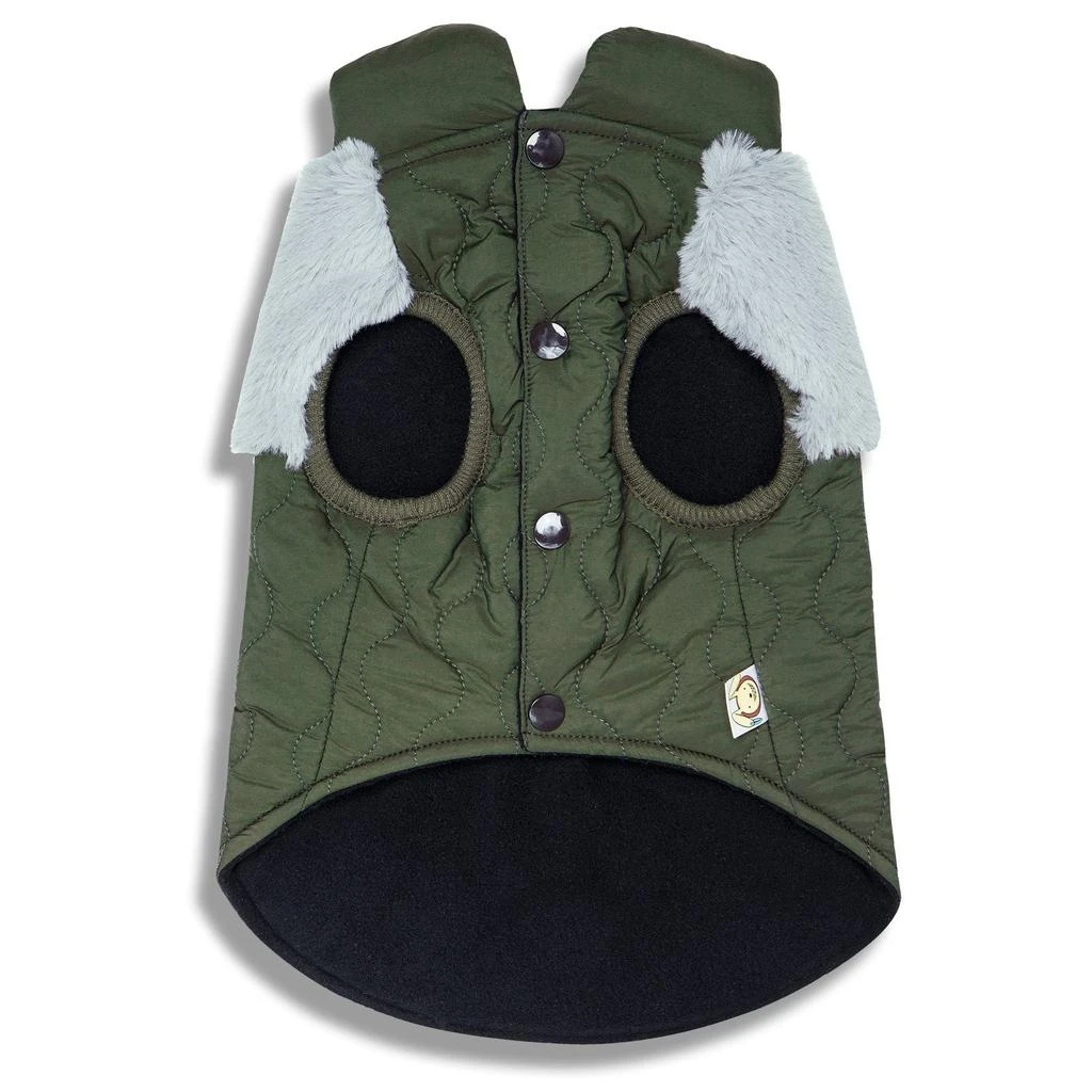 Touchdog 'Furrost-Bite' Fur and Fleece Designer Fashion Dog Jacket 5