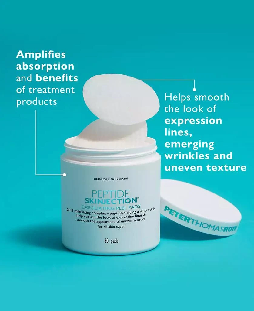 Peter Thomas Roth Peptide Skinjection Exfoliating Peel Pads, 60 pads 3