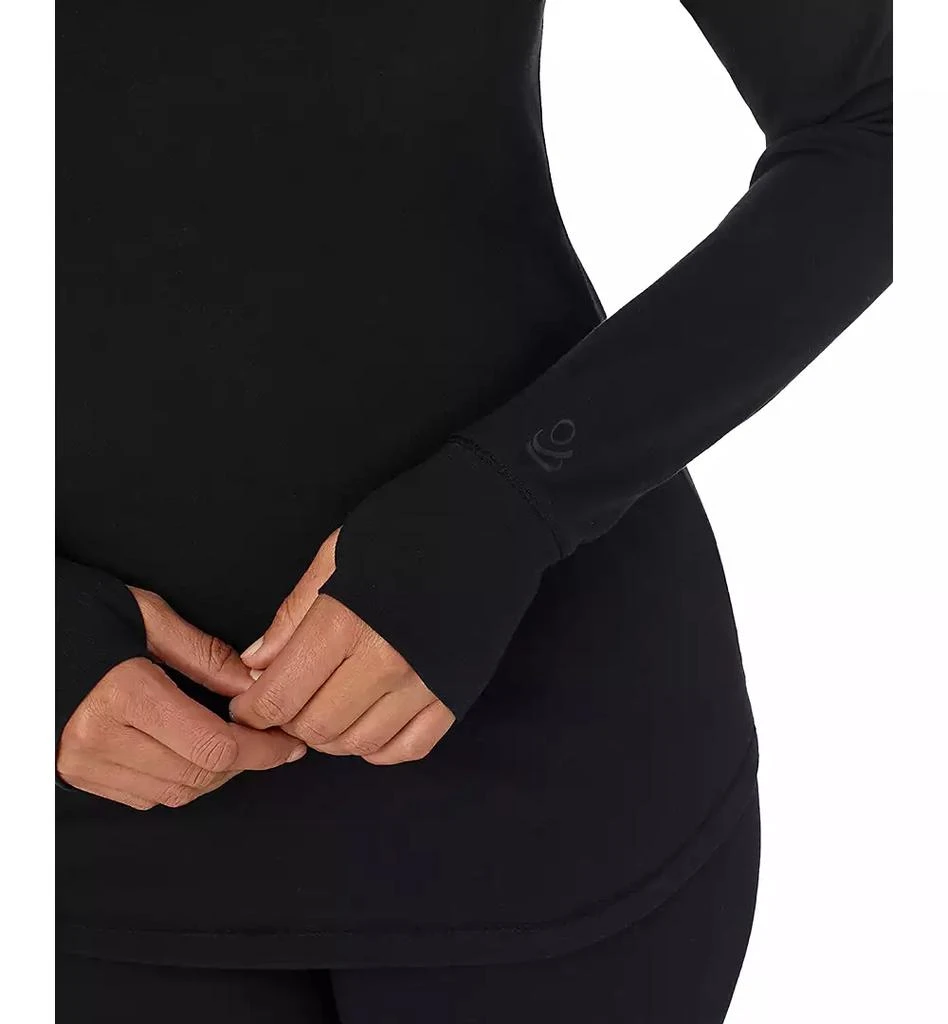 Cuddl Duds Women's Cottonwear Long-Sleeve Thumbhole Top 5