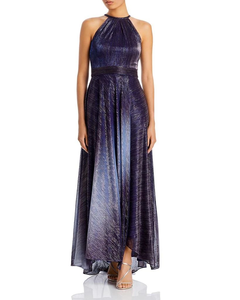 AQUA Metallic Ombré Gown - Exclusive 1