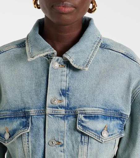 7 For All Mankind Wide-leg denim jumpsuit 4