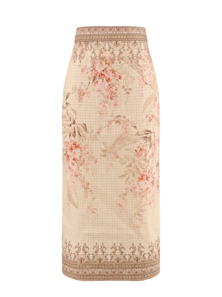 Zimmermann Zimmermann Illuminate Pencil Midi Skirt 1