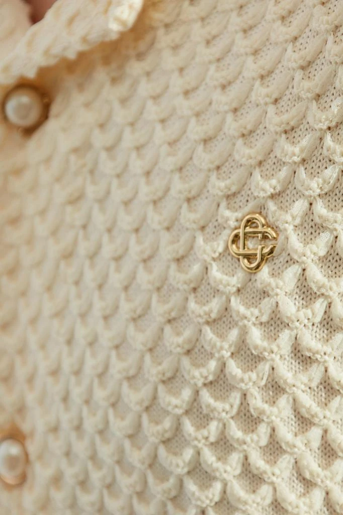 Casablanca Casablanca Logo Plaque Knitted Shirt 4