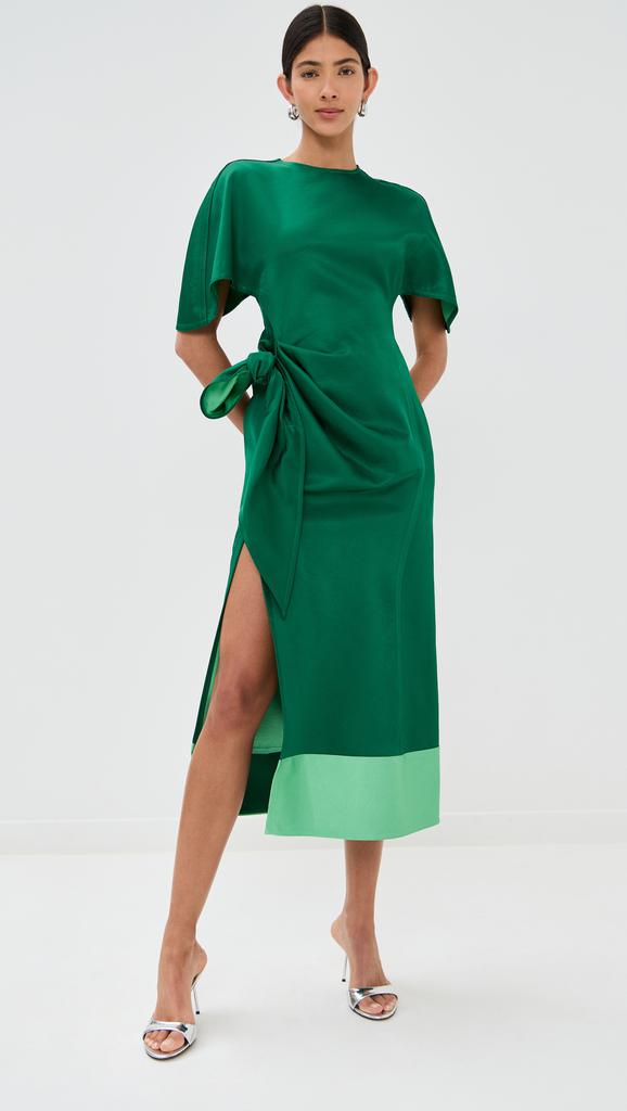 Rosie Assoulin Sash & Slit Dress