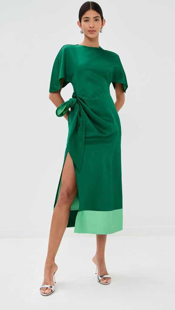 Rosie Assoulin Sash & Slit Dress 1