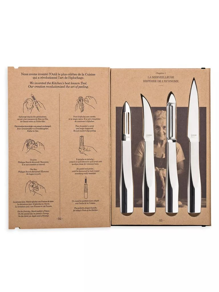 Degrenne Paris L'Econome By Starck 4-Piece Kitchen Peeler Set 2