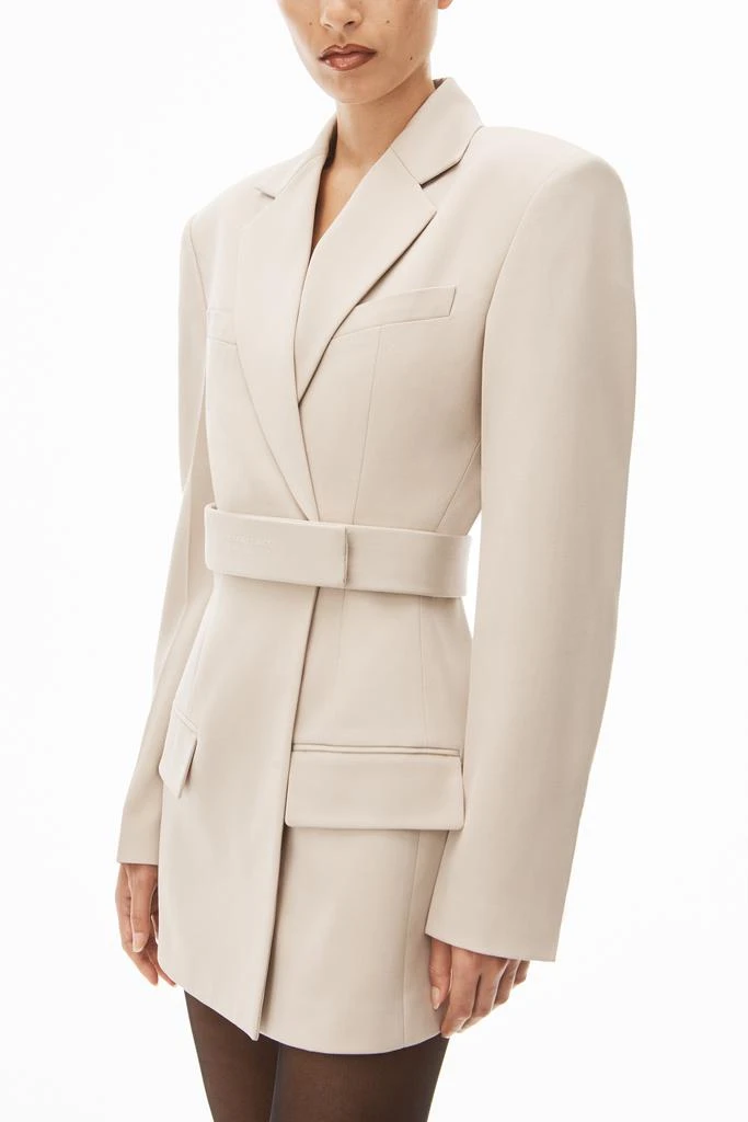 Alexander Wang BELTED BLAZER DRESS IN WOOL TAILORING 3