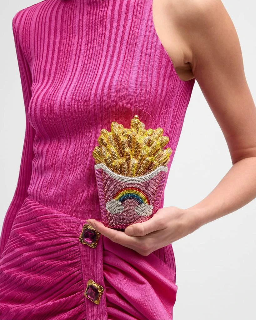 Judith Leiber French Fries Rainbow Clutch Bag 4