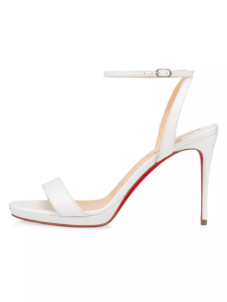 Christian Louboutin Loubi Queen 100MM Leather Sandals 3